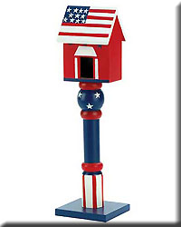 PATRIOTIC BIRDHOUSE
