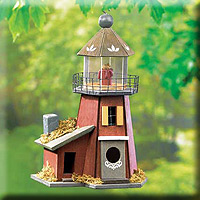 LIGHTHOUSE STYLE BIRDHOUSE
