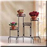 Four Tier Metal Plant Stand