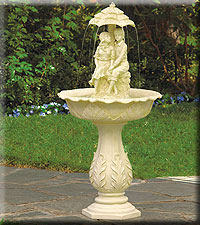 COUPLE GARDEN FOUNTAIN