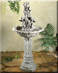 SERENITY CHERUBS FOUNTAIN