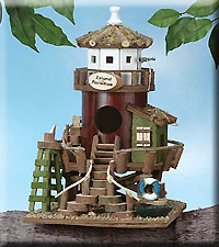 Lighthouse Station Birdhouse