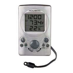 DIGITAL THERM WITH HUMIDITY GAUGE AND CLOCK