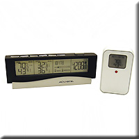 Wireless Indoor Outdoor Therm Clock and Calendar