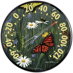 BUTTERFLIES THERMOMETER