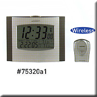Wireless Atomix Clock Therm with Sensor