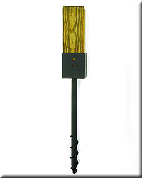 GROUND SCREW FOR 4X4 POST