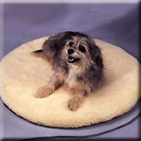 ROUND HEATED PET BED