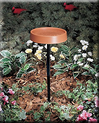 Heated Bird Bath with Metal Stand