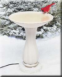 Pedestal and Bowl Heated