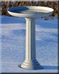 KOZY BIRD BATH NON HEATED WITH PEDESTAL