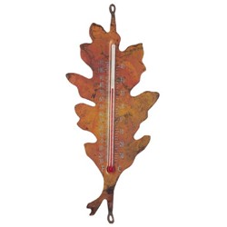 OAK LEAF NATURE THERMOMETER