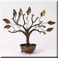 JEWELRY TREE WITH BOWL LARGE