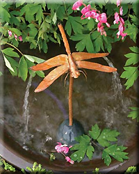 DRAGONFLY DRIPPER FOUNTAIN