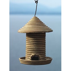 Bird Feeder Natural Tan