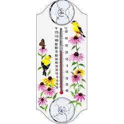 GOLDFINCH WINDOW THERMOMETER