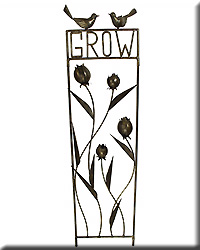 FLOWERS GROW TRELLIS