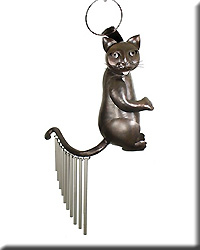 CAT ACROBAT WIND CHIME