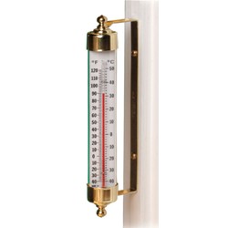 VERMONT OUTDOOR THERMOMETER BRASS
