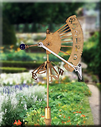 JEFFERSONIAN WIND GAUGE BRASS