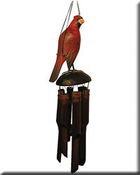 CARDINAL HAND TUNED WIND CHIME