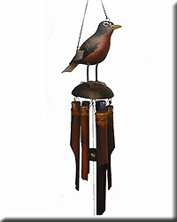 AMERICAN ROBIN WIND CHIME