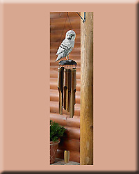 SNOWY OWL WIND CHIME