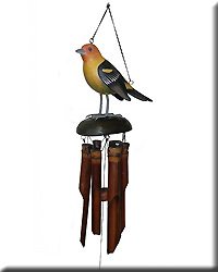 Western Tanager Wind Chime