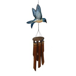 Flat Bluebird wind chime