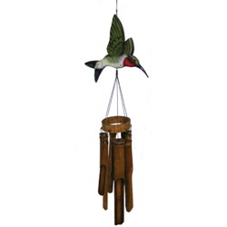 FLAT HUMMINGBIRD WIND CHIME