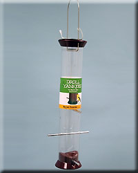 BURGUNDY THISTLE FEEDER 15IN