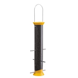 YELLOW METAL THISTLE FEEDER 15IN