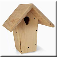 PLAIN BLUEBIRD NEST BOX