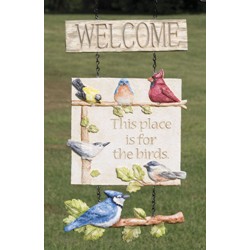 THIS PLACE IS FOR THE BIRDS GREETING POST