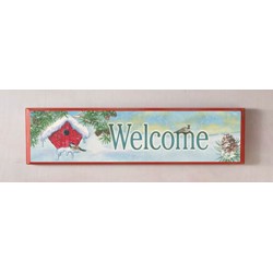 WELCOME WOOD SIGN