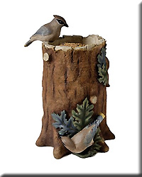 TREE TRUNK STATUARY FEEDER