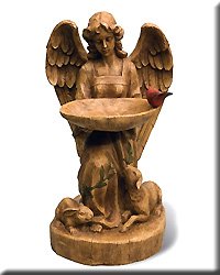 Birdbath Abundance Angel