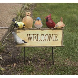 Birds Welcome Sign