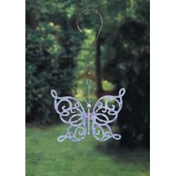 SCROLL BUTTERFLY BLUE SMALL