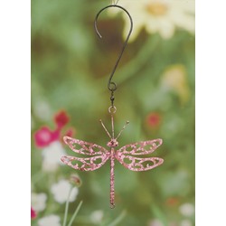 SCROLL DRAGONFLY PINK SMALL