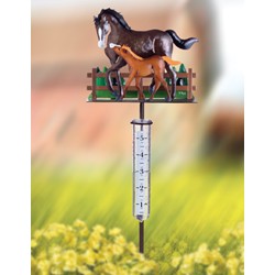 HORSE RAIN GAUGE STAKED