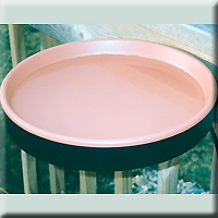 Deck Mounted Heated Bird Bath