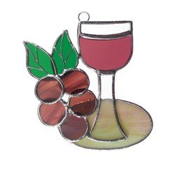 Red Wine Sun Catcher