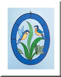 Blue Bird Stained Glass