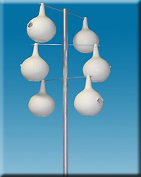 PM Gourd Pole Kit 6 Piece Double Spiral Design