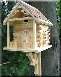 Natural Cabin Birdhouse