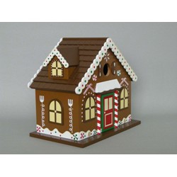GINGERBREAD HOUSE BIRDHOUSE