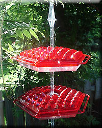 2 TIER HUMMINGBIRD FEEDER