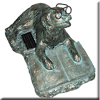 SOLAR READING DOG