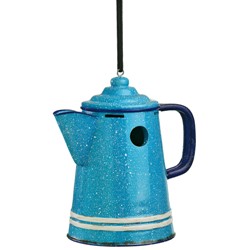 Graniteware Coffee Pot Birdhouse
